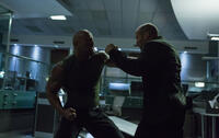 Jason Statham and Dwayne Johnson in "Furious 7."