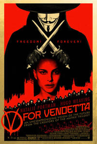 Poster art for "V for Vendetta."