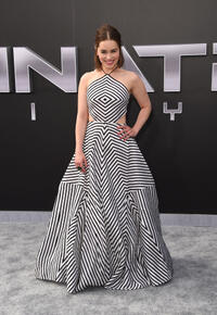 Emilia Clarke at the California premiere of "Terminator Genisys."