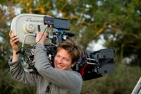 Director Thomas Vinterberg on the set of "Far From The Madding Crowd."