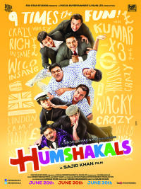 Poster art for "Humshakals."