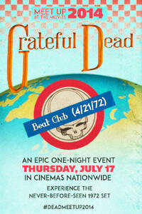 Poster art for "Grateful Dead Meet Up 2014."