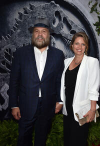Vincent D'Onofrio and Carin van der Donk at the California premiere of "Jurassic World."