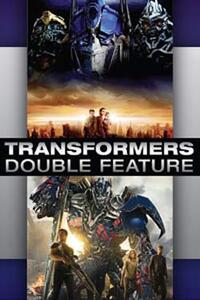 Poster art for "Transformers Double Feature."