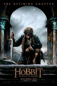 Poster art for "The Hobbit: The Battle of the Five Armies."