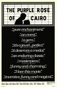Poster art for "The Purple Rose of Cairo."