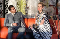 Henry Cavill as Solo and Elizabeth Debicki as Victoria in "The Man From U.N.C.L.E."