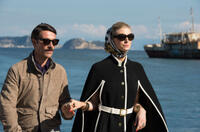 Luca Calvani as Alexander and Elizabeth Debicki as Victoria in "The Man From U.N.C.L.E."