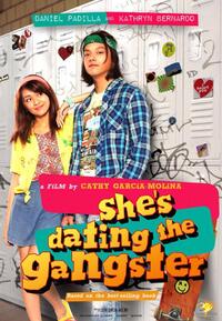Poster art for "She's Dating the Gangster."