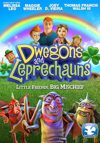 Poster art for "Dwegons and Leprechauns."