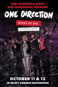 Poster art for "One Direction: Where We Are."