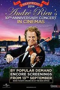 Poster art for "Andre Rieu's Maastricht 2014 (10th Anniversary) Concert."