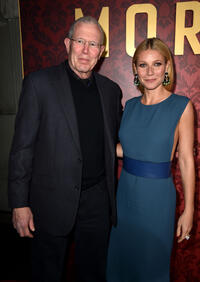 Michael Paseornek and Gwyneth Paltrow at the California premiere of "Mortdecai."
