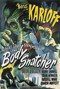 Poster art for "The Body Snatcher."