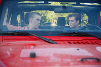 Will Poulter as Fordy and Ed Speleers as Sam in "Plastic."