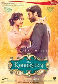 Poster art for "Khoobsurat."