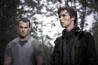 (L-R) Shawn Roberts as Will and Tyler Johnston as Kris in the horror film “FEED THE GODS” an XLrator Media release.  Photo courtesy of XLrator Media.