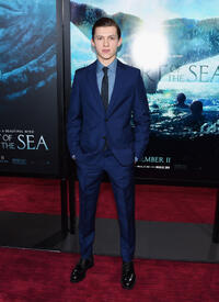 Tom Holland at the New York premiere of "In The Heart Of The Sea."