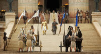 Joel Edgerton, John Turturro and Christian Bale in "Exodus: Gods And Kings."