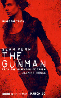 Character poster for "The Gunman."