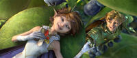 Marianne voiced by Evan Rachel Wood and Roland voiced by Sam Palladio in "Strange Magic."