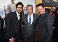Adrian Grenier, Kevin Tsujihara and Kevin Dillon at the California premiere of "Entourage."