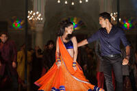 Tena Desae and Dev Patel in "The Second Best Exotic Marigold Hotel."