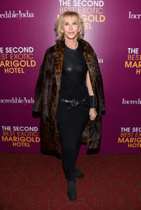 Trudie Styler at the New York Premiere of "The Second Best Exotic Marigold Hotel."