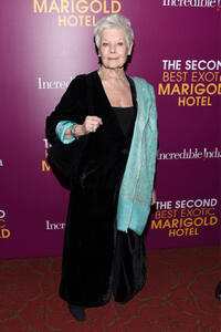 Judi Dench at the New York Premiere of "The Second Best Exotic Marigold Hotel."