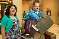 Raini Rodriguez as Maya and Kevin James as Paul Blart in "Paul Blart: Mall Cop 2."