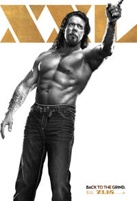 Character poster for "Magic Mike XXL."