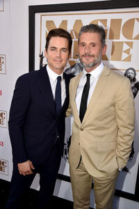 Matt Bomer and Simon Halls at the California premiere of "Magic Mike XXL."