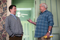 Ed Helms as Rusty Griswold and Chevy Chase as Clark Griswold in "Vacation."