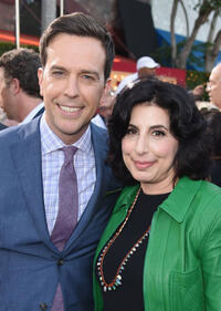 Ed Helms and Sue Kroll at the California premiere of "Vacation."