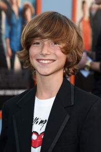 Steele Stebbins at the California premiere of "Vacation."