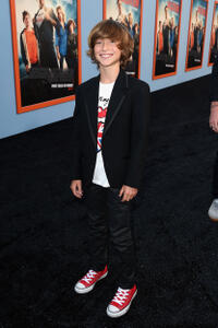 Steele Stebbins at the California premiere of "Vacation."