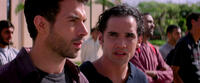 Tom Cullen as Ardi and Reece Ritchie as Afshin in "Desert Dancer."