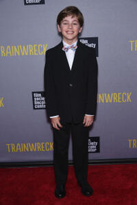 Evan Brinkman at the New York premiere of "Trainwreck."