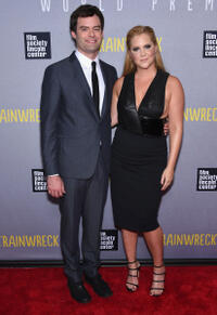 Bill Hader and Amy Schumer at the New York premiere of "Trainwreck."