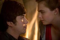 Nat Wolff as Quentin and Cara Delevingne as Margo in "Paper Towns."