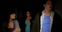 Pfeifer Brown as Pfeifer Ross, Cassidy Gifford as Cassidy Spilker and Reese Mishler as Reese Houser in "The Gallows."