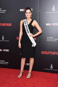 Miss Universe 2014-2015 Paulina Vega Dieppa at the New York premiere of "Southpaw."