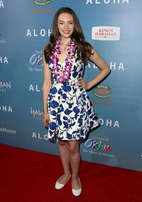 Danielle Rose Russell at the California special screening of "Aloha."