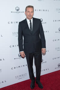 Kevin Costner at the New York premiere of "Criminal."