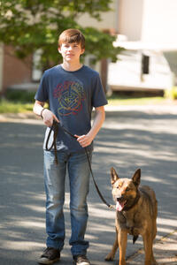 Josh Wiggins as Justin Wincott in "Max."