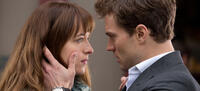 Dakota Johnson and Jamie Dornan in "Fifty Shades of Grey."