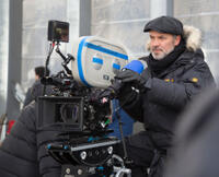 Director Sam Mendes on the set of "Spectre."