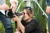 Director Shira Piven on the set of "Welcome to Me."