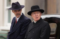Brian F. O'Byrne as Commander O'Keefe and Jim Norton as Father Sheridan in "Jimmy's Hall."