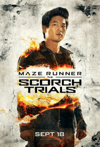Character poster for "Maze Runner: The Scorch Trials."